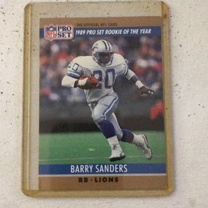 1990 NFL Pro Set Barry Sanders Rookie